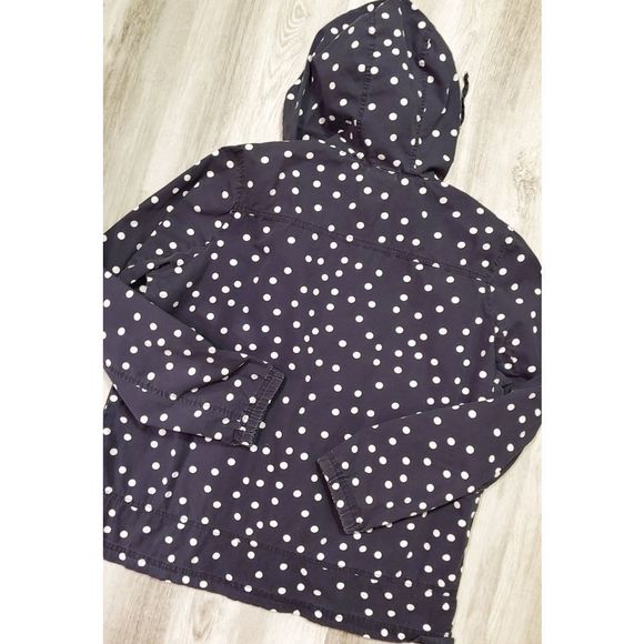 St Johns Bay Anorak blue polka dot pull over - Picture 5 of 6